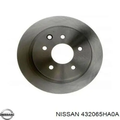 432065HA0A Nissan disco de freno trasero