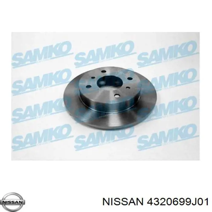 Disco de freno trasero Nissan/Infiniti 4320699J01 precio, desde 21,99 EUR