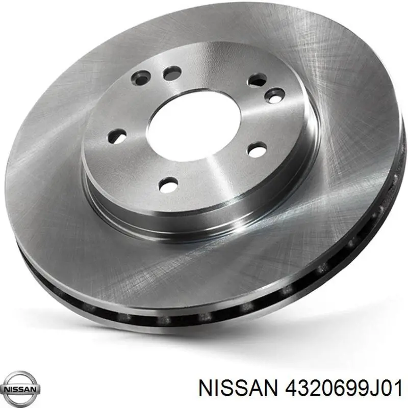 Disco de freno trasero 4320699J01 Nissan/Infiniti