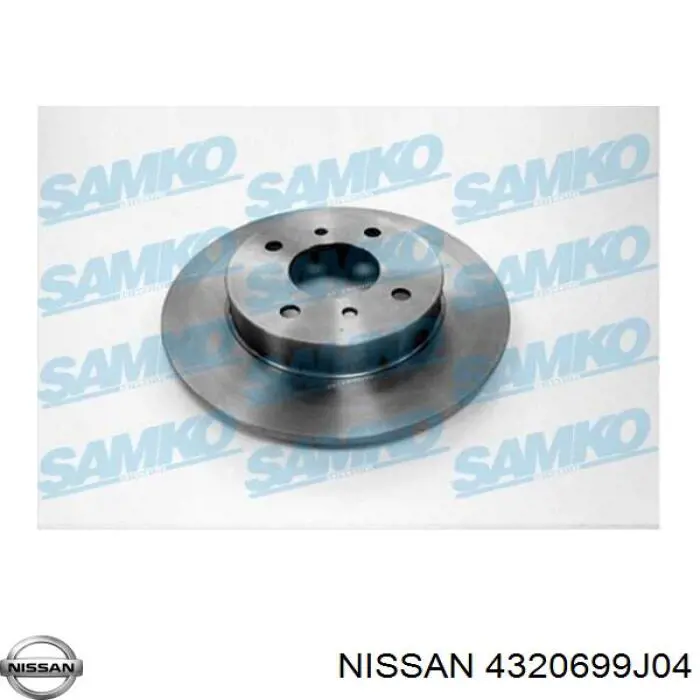 Disco de freno trasero Nissan/Infiniti 4320699J04 precio, desde 39,44 EUR