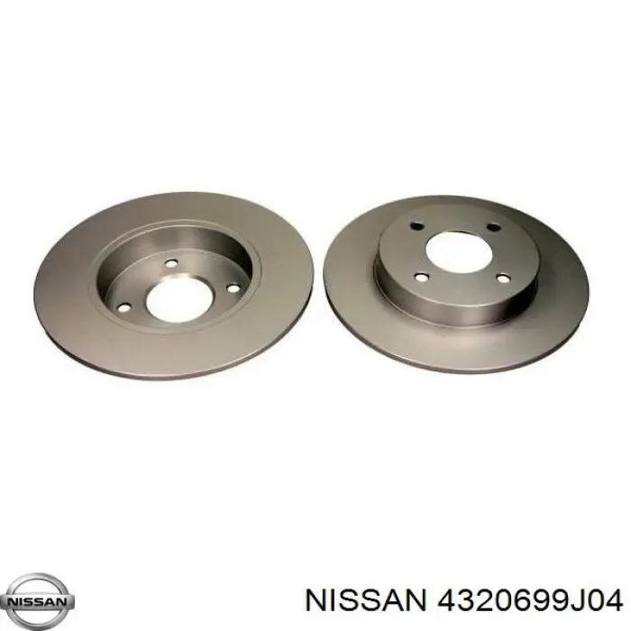 Comprar 4320699J04 Nissan/Infiniti Disco de freno trasero