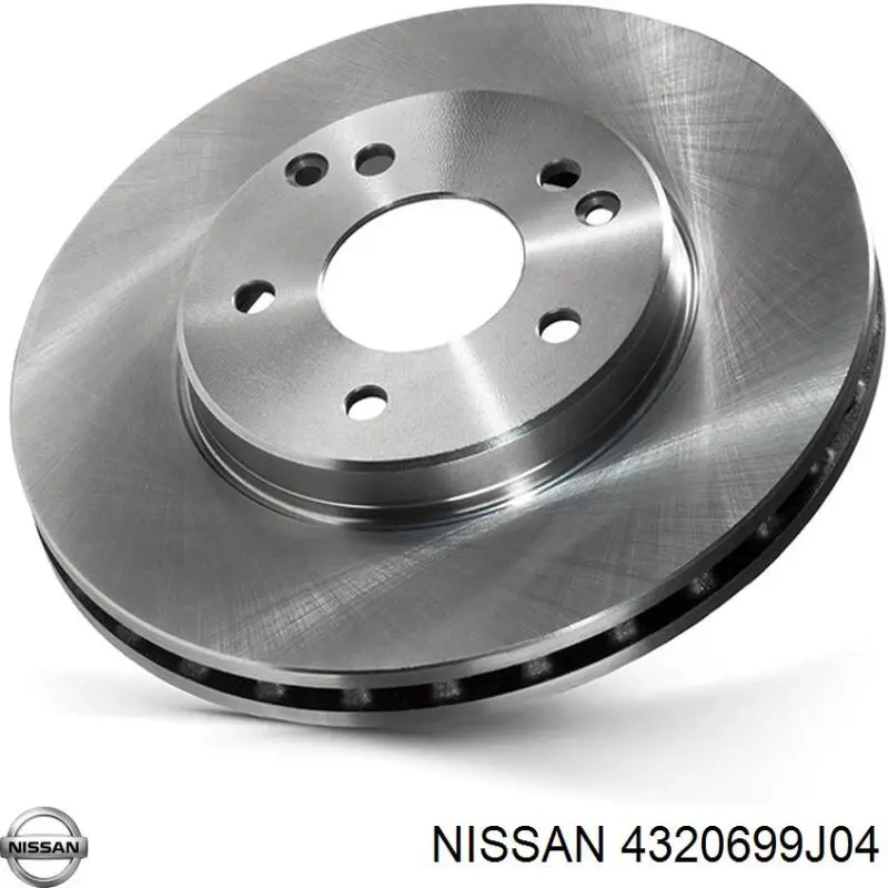 4320699J04 Nissan disco de freno trasero