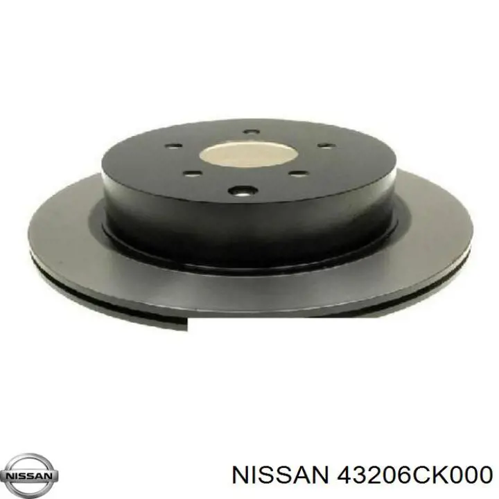 Disco de freno trasero Nissan/Infiniti 43206CK000 precio, desde 39,76 EUR