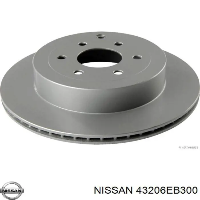 Comprar 43206EB300 Nissan/Infiniti Disco de freno trasero