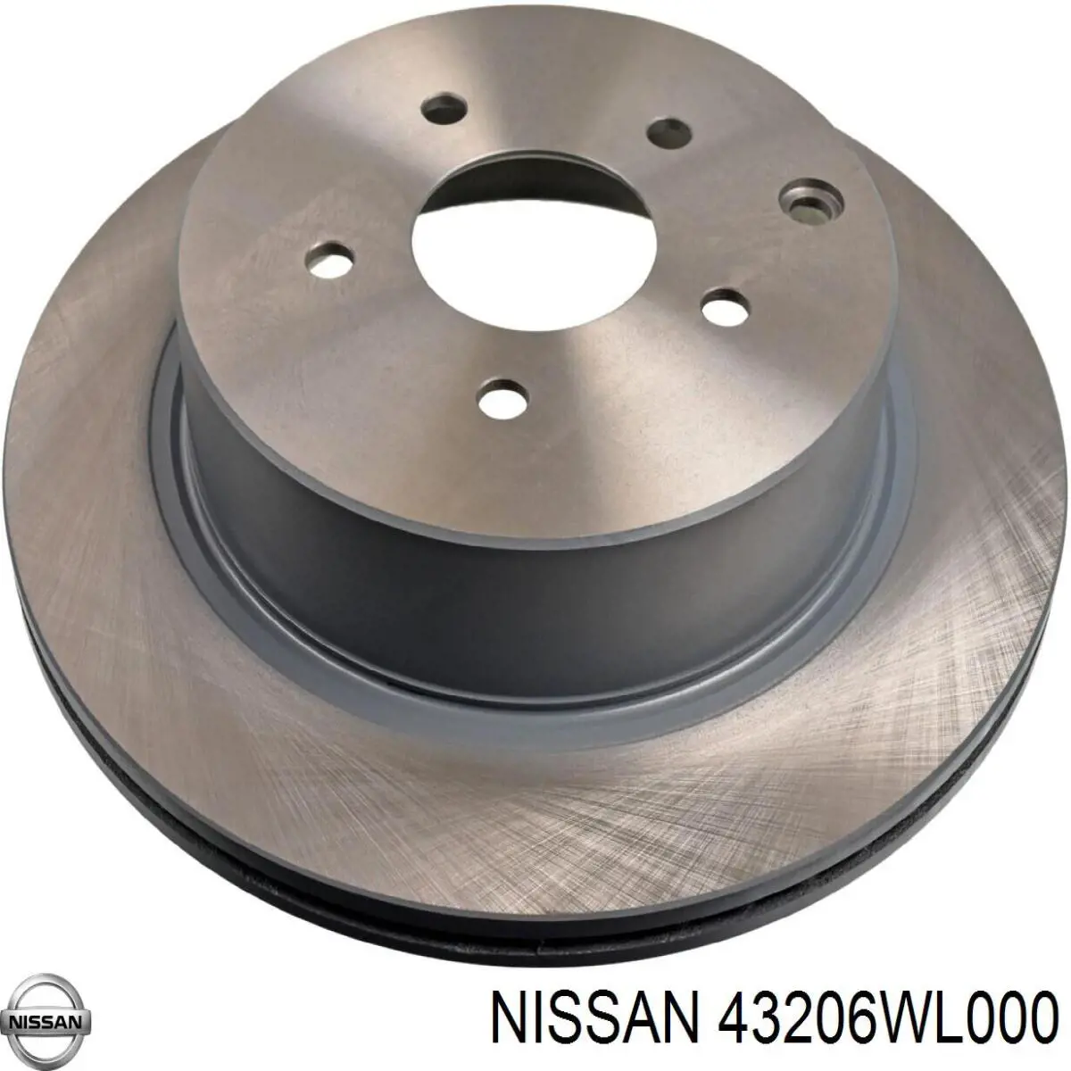 43206WL000 Nissan disco de freno trasero