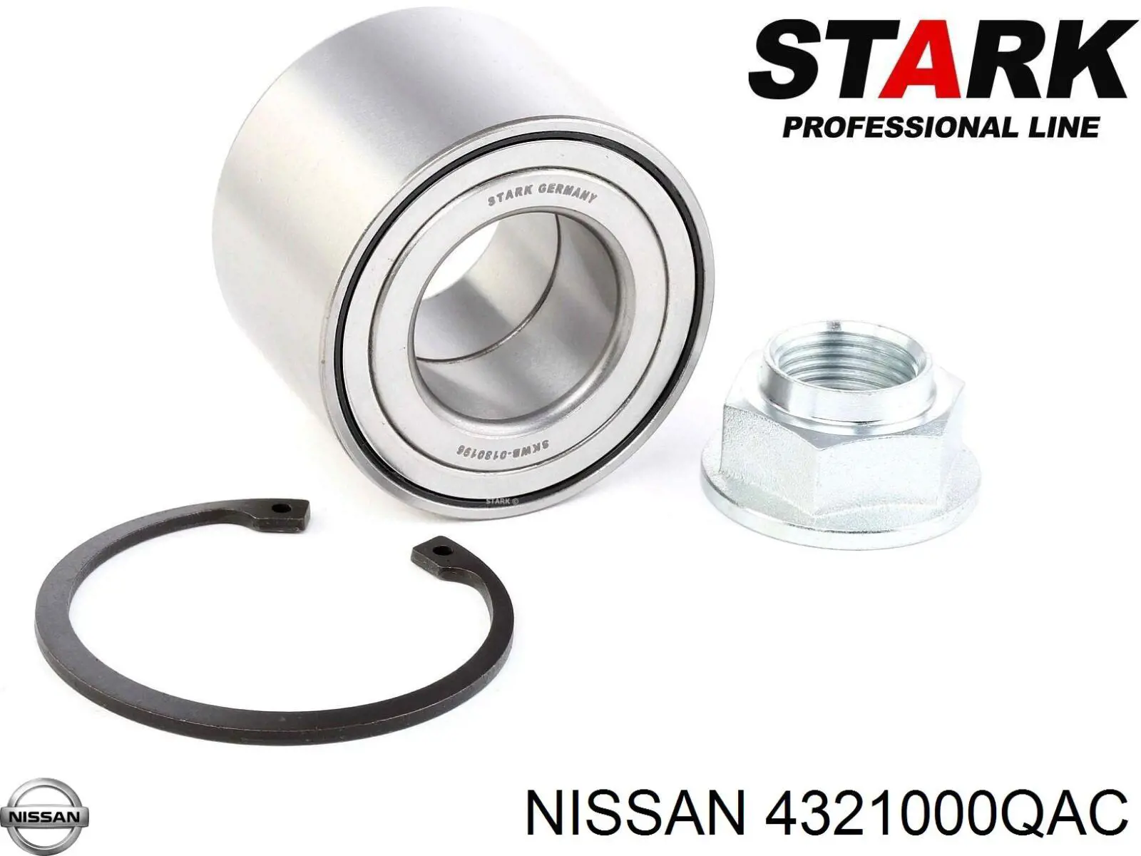 4321000QAC Nissan cojinete de rueda trasero