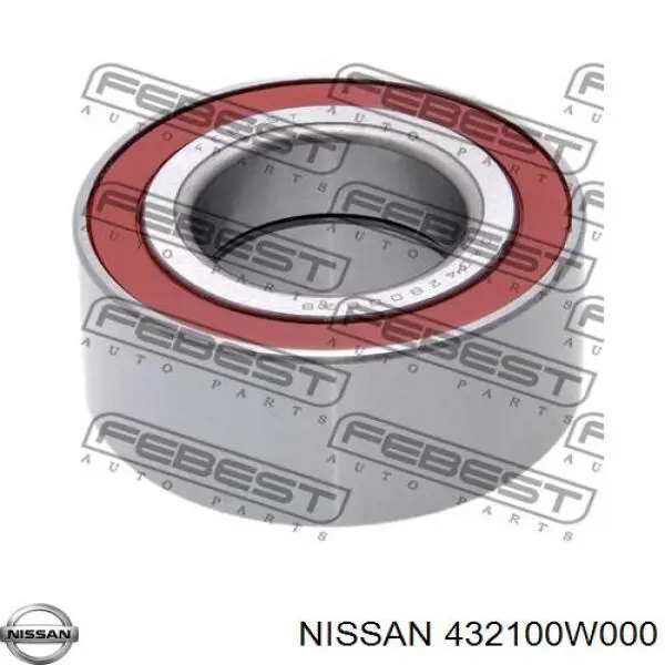 432100W000 Nissan cojinete de rueda trasero