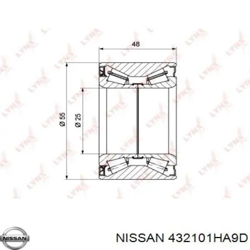 Cojinete de cubo delantero Nissan/Infiniti 432101HA9D precio, desde 31,13 EUR