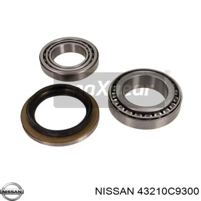 Cojinete interno del cubo de la rueda delantera NISSAN 43210C9300