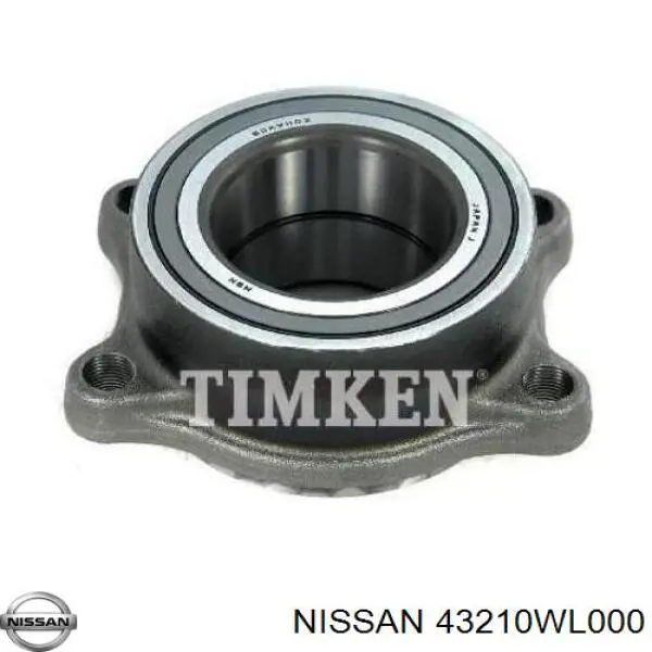 Comprar 43210WL000 Nissan/Infiniti Cojinete de rueda trasero