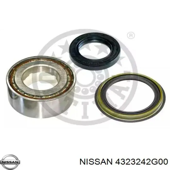 4323242G00 Nissan anillo retén, diferencial trasero