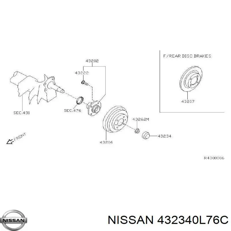 432340L76C Nissan