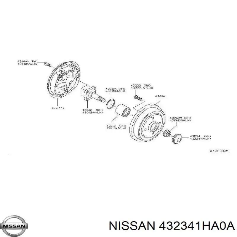 432341HA0A Nissan