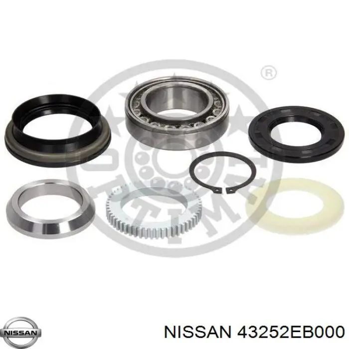 Cojinete del semieje trasero Nissan/Infiniti 43252EB000 precio, desde 31,35 EUR