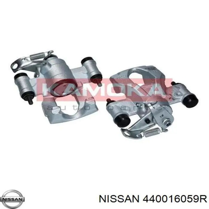 440016059R Nissan pinza de freno trasero derecho