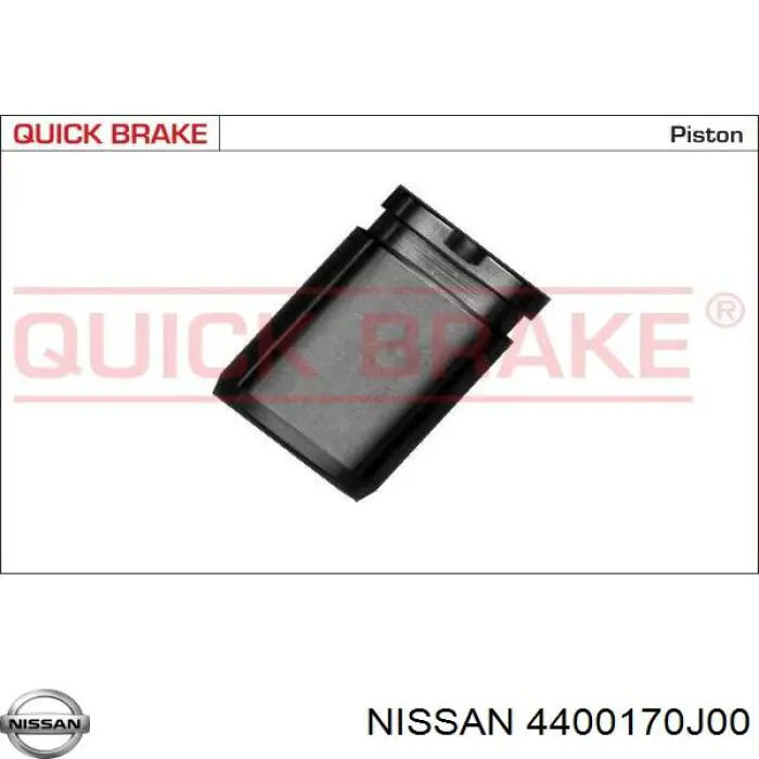 4400170J00 Nissan pinza de freno trasero derecho