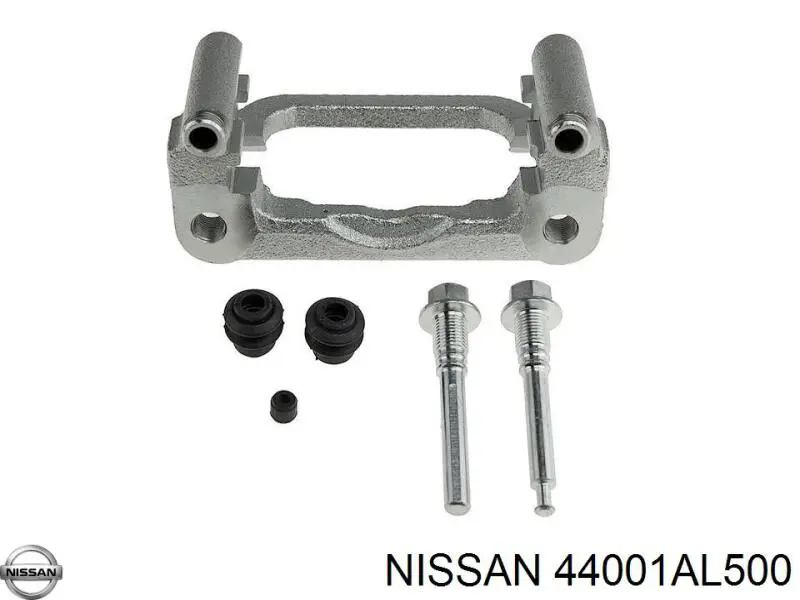 44001AL500 Nissan pinza de freno trasero derecho