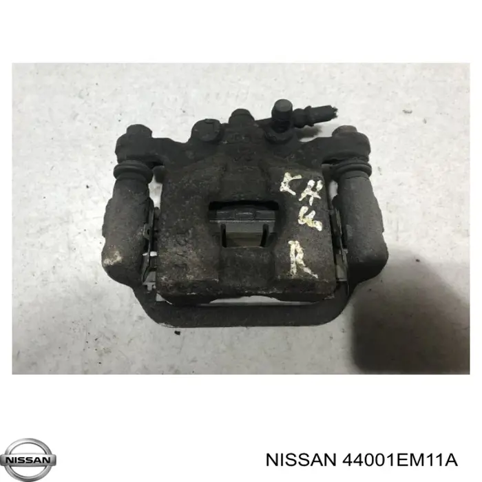 Pinza de freno trasera derecha 44001EM11A Nissan/Infiniti