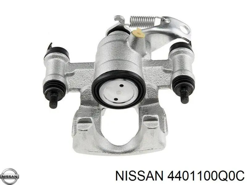 4401100Q0C Nissan pinza de freno trasera izquierda