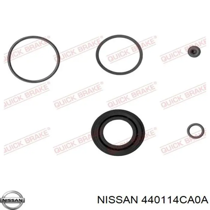 Pinza de freno trasera izquierda Nissan/Infiniti 440114CA0A precio, desde 76,51 EUR