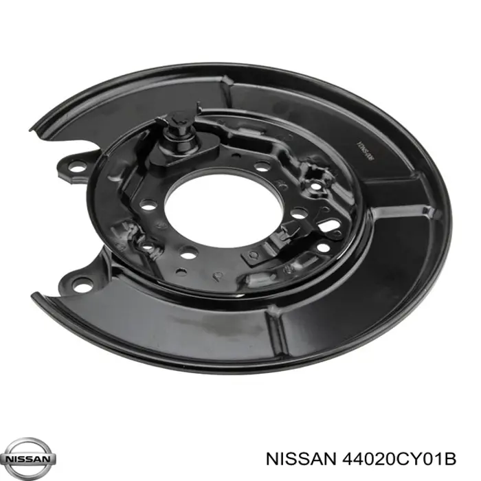 Protector de disco de freno trasero derecho 1180160 Kamoka