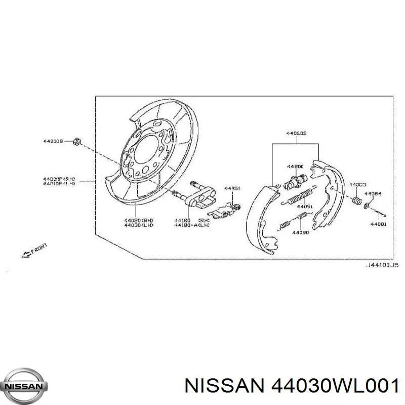 44030WL001 Nissan