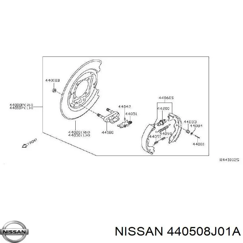  Nissan/Infiniti 440508J01A precio, desde 183,08 EUR