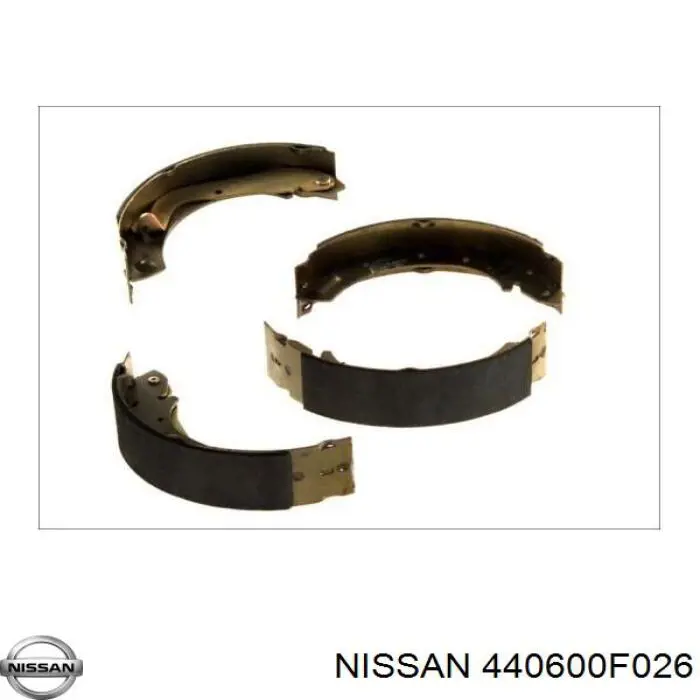 440600F026 Nissan zapatas de frenos de tambor traseras