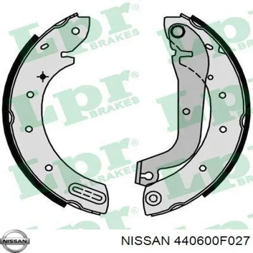 Zapatas de freno de tambor traseras Nissan/Infiniti 440600F027 precio, desde 43,24 EUR