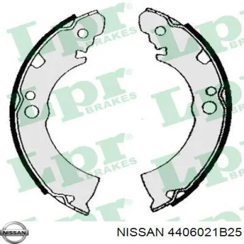 4406021B25 Nissan zapatas de frenos de tambor traseras