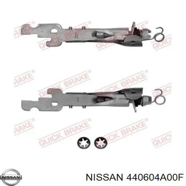 440604A00F Nissan zapatas de frenos de tambor traseras