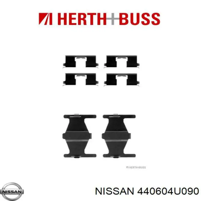 Comprar 440604U090 Nissan/Infiniti Pastillas de freno traseras