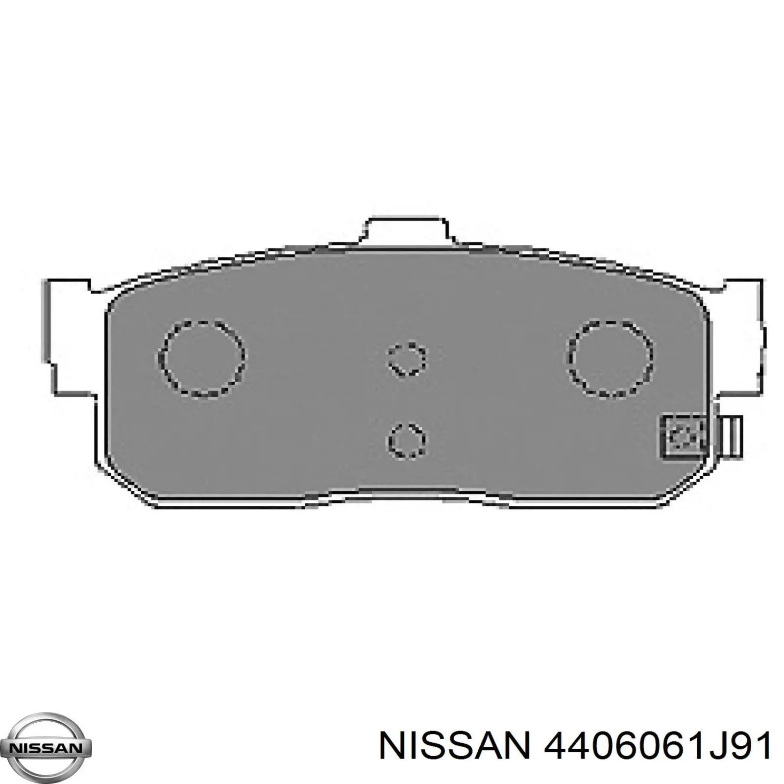 Pastillas traseras de freno Nissan/Infiniti 4406061J91 precio, desde 20,87 EUR