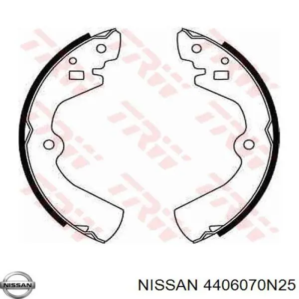 4406070N25 Nissan zapatas de frenos de tambor traseras