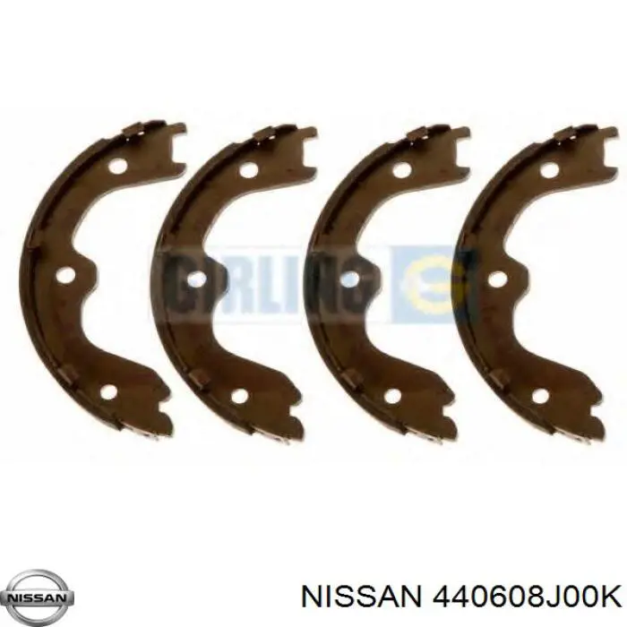 Comprar 440608J00K Nissan/Infiniti Juego de zapatas de frenos, freno de estacionamiento