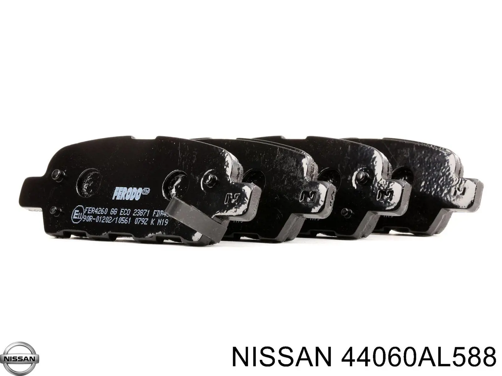 44060AL588 Nissan/Infiniti Pastillas freno traseras