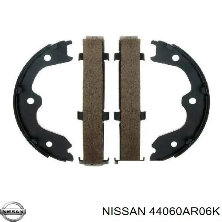 44060AR06K Nissan juego de zapatas de frenos, freno de estacionamiento