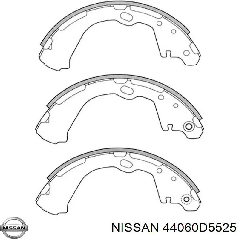 Zapatas de freno de tambor traseras Nissan/Infiniti 44060D5525 precio, desde 38,12 EUR
