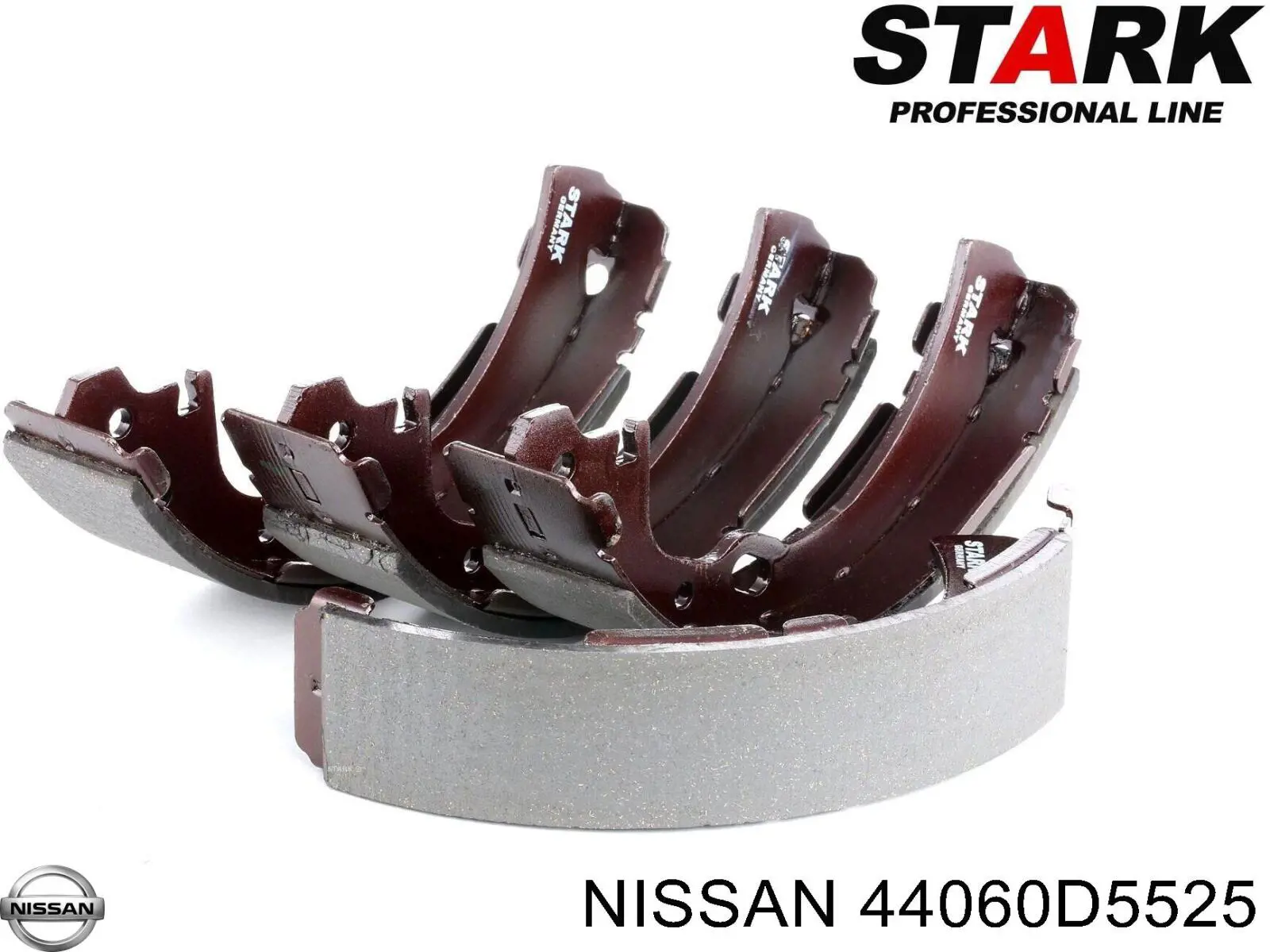 44060D5525 Nissan/Infiniti Zapatas de freno de tambor traseras