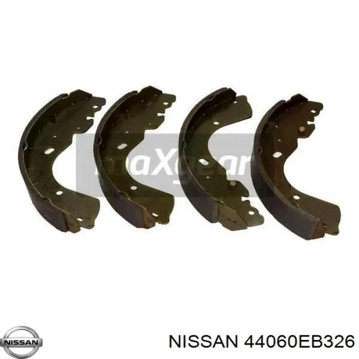 44060EB326 Nissan zapatas de frenos de tambor traseras