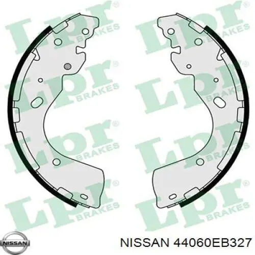 44060EB327 Nissan zapatas de frenos de tambor traseras