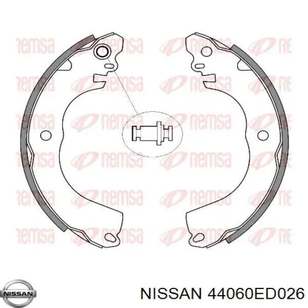 Zapatas de freno 44060ED026 Nissan/Infiniti