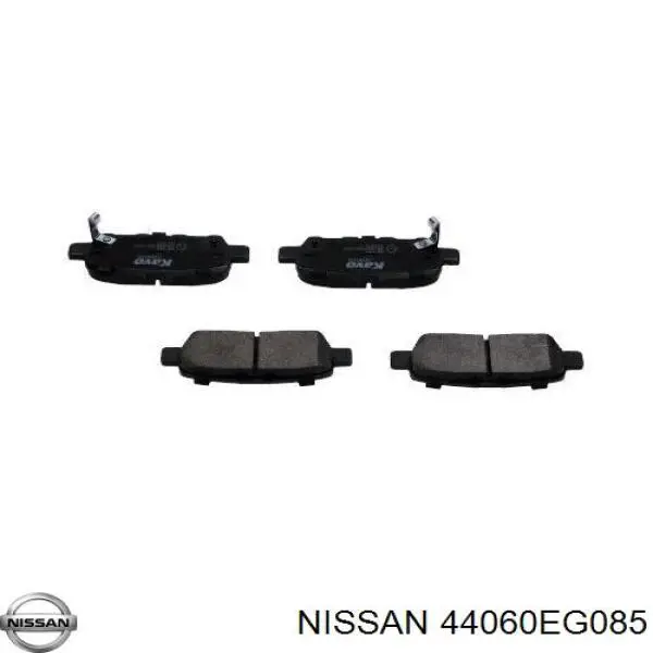 Pastillas de freno traseras 44060EG085 Nissan/Infiniti