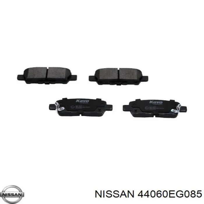 44060EG085 Nissan/Infiniti Pastillas freno traseras