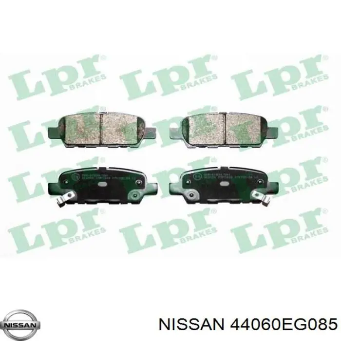 Comprar 44060EG085 Nissan/Infiniti Pastillas de freno traseras