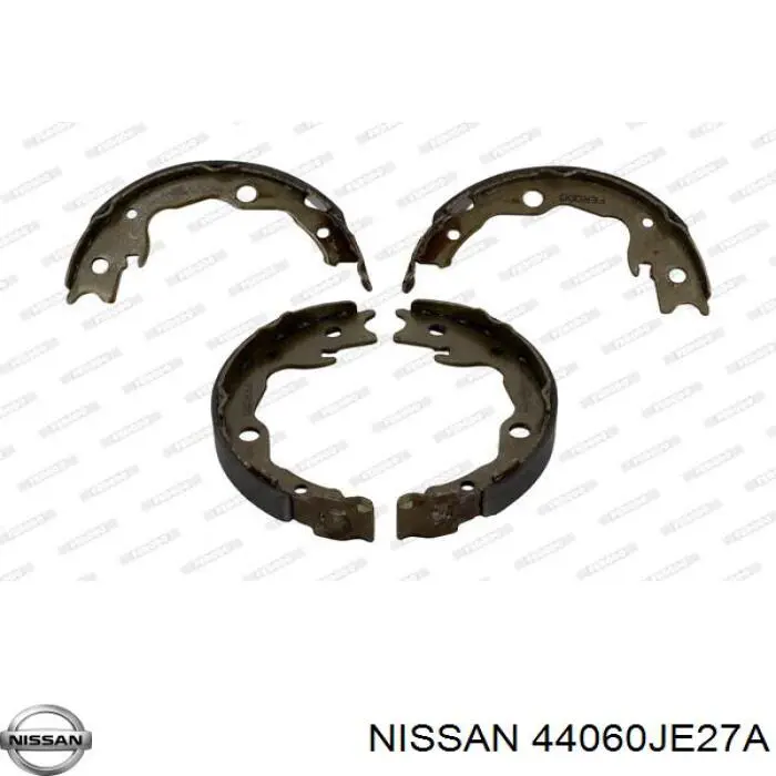 Comprar 44060JE27A Nissan/Infiniti Juego de zapatas de frenos, freno de estacionamiento