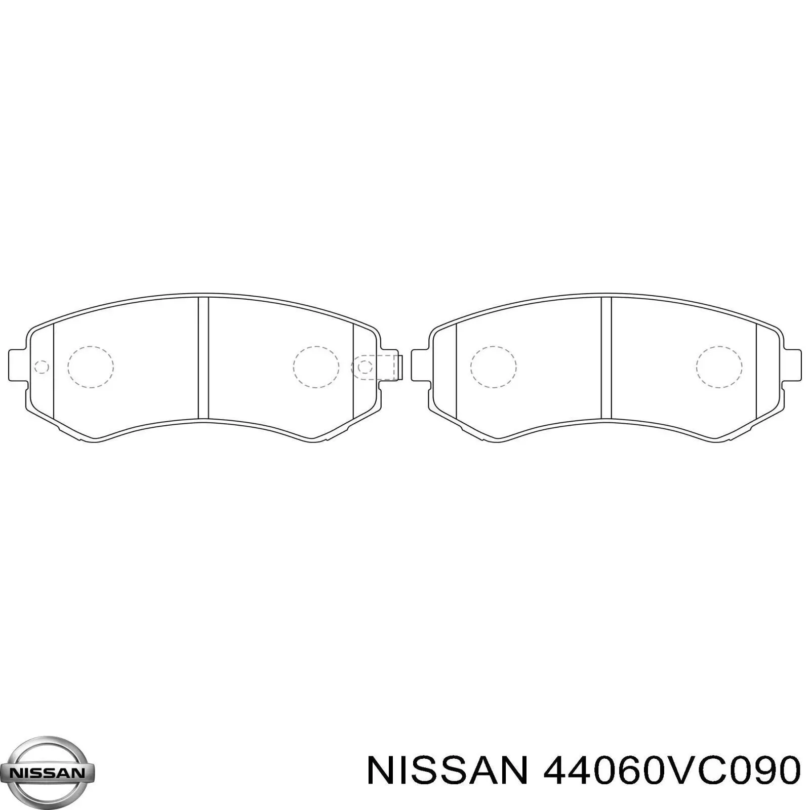 Pastillas freno delanteras Nissan/Infiniti 44060VC090 precio, desde 22,35 EUR