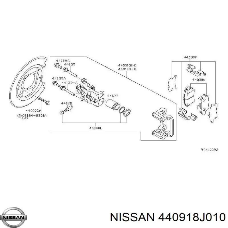  Nissan/Infiniti 440918J010 precio, desde 14,40 EUR