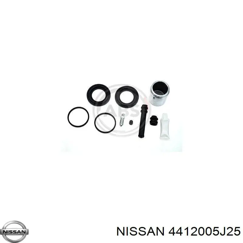 4412005J25 Nissan juego de reparación, pinza de freno trasero