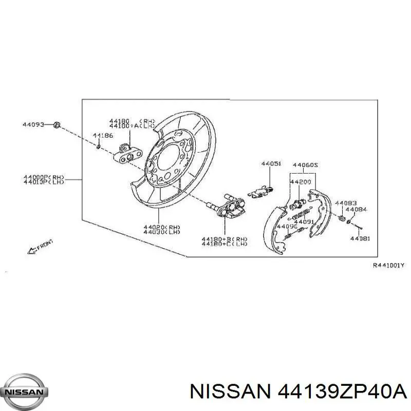 Pasador guía de la pinza de freno trasera Nissan/Infiniti 44139ZP40A precio, desde 6,71 EUR